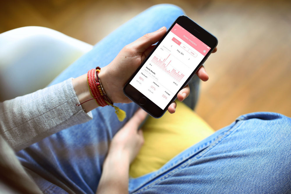 Smartphone-app van Vital Scout