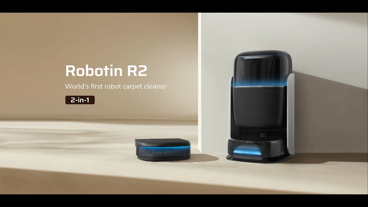 Robotin R2: World‘s first robot carpet cleaner | World‘s first robot carpet wash & vaccum