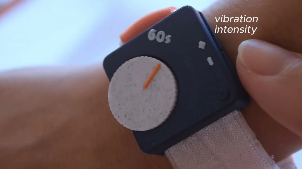 OnCue, computer keyboard for people with Parkinson's Disease