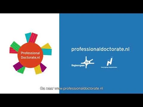Professional doctorate - doctoraatstraject voor het hbo